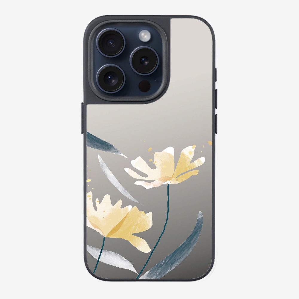 Golden Spring Floral (Transparent) Phone Case