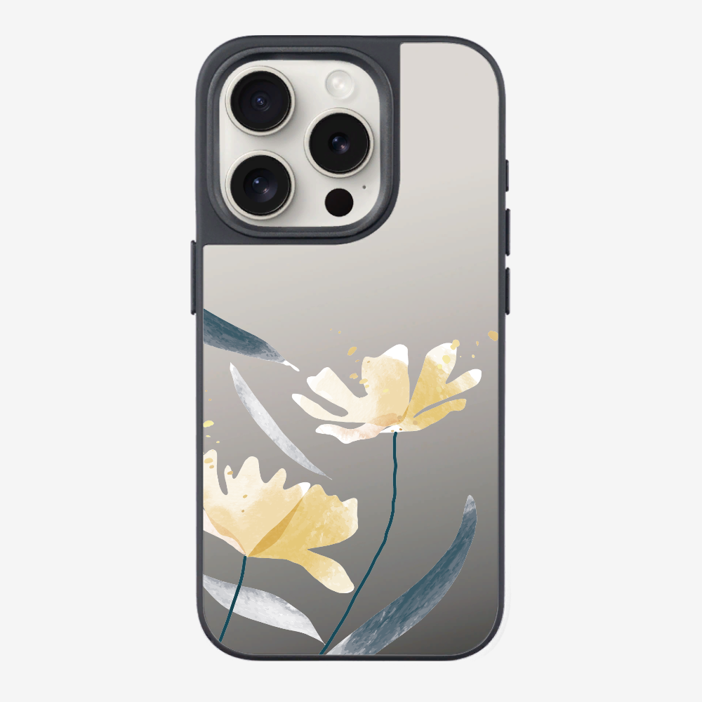 Golden Spring Floral (Transparent) Phone Case