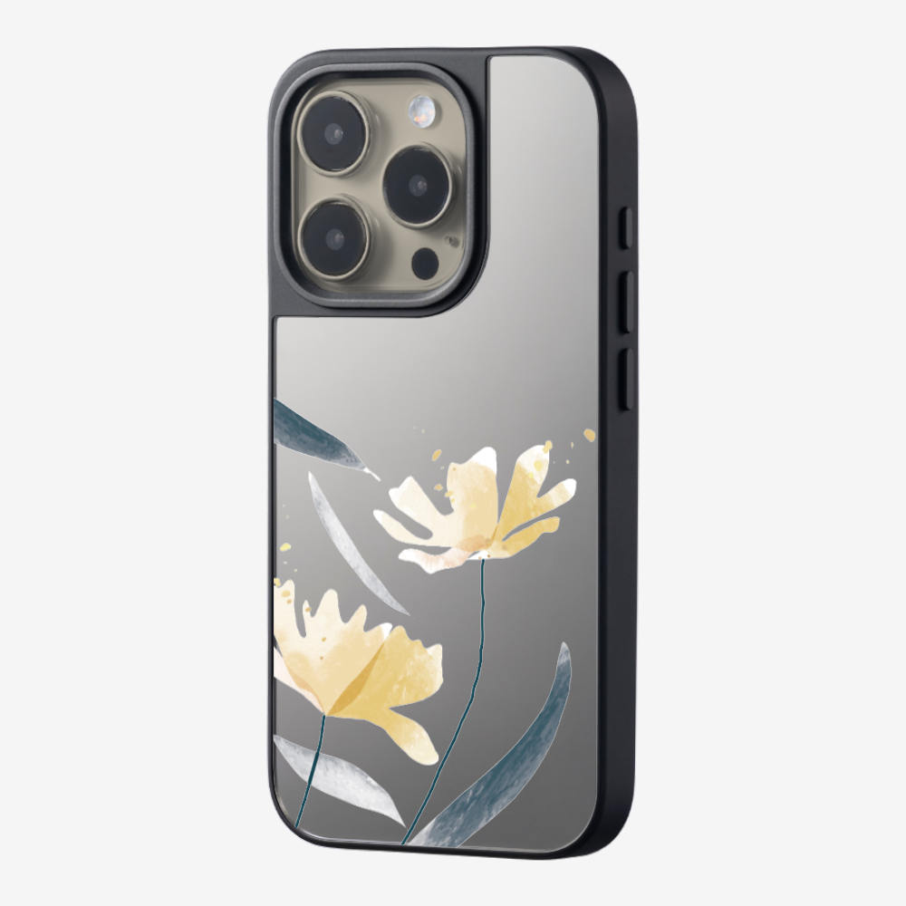 Golden Spring Floral (Transparent) Phone Case