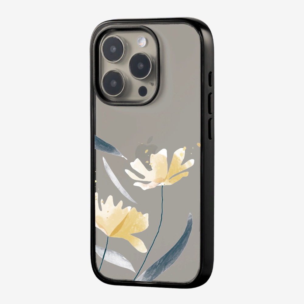 Golden Spring Floral (Transparent) Phone Case