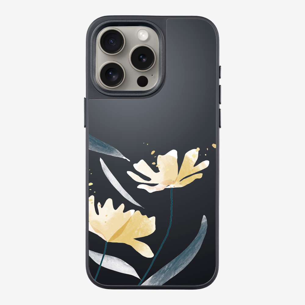 Golden Spring Floral (Transparent) Phone Case