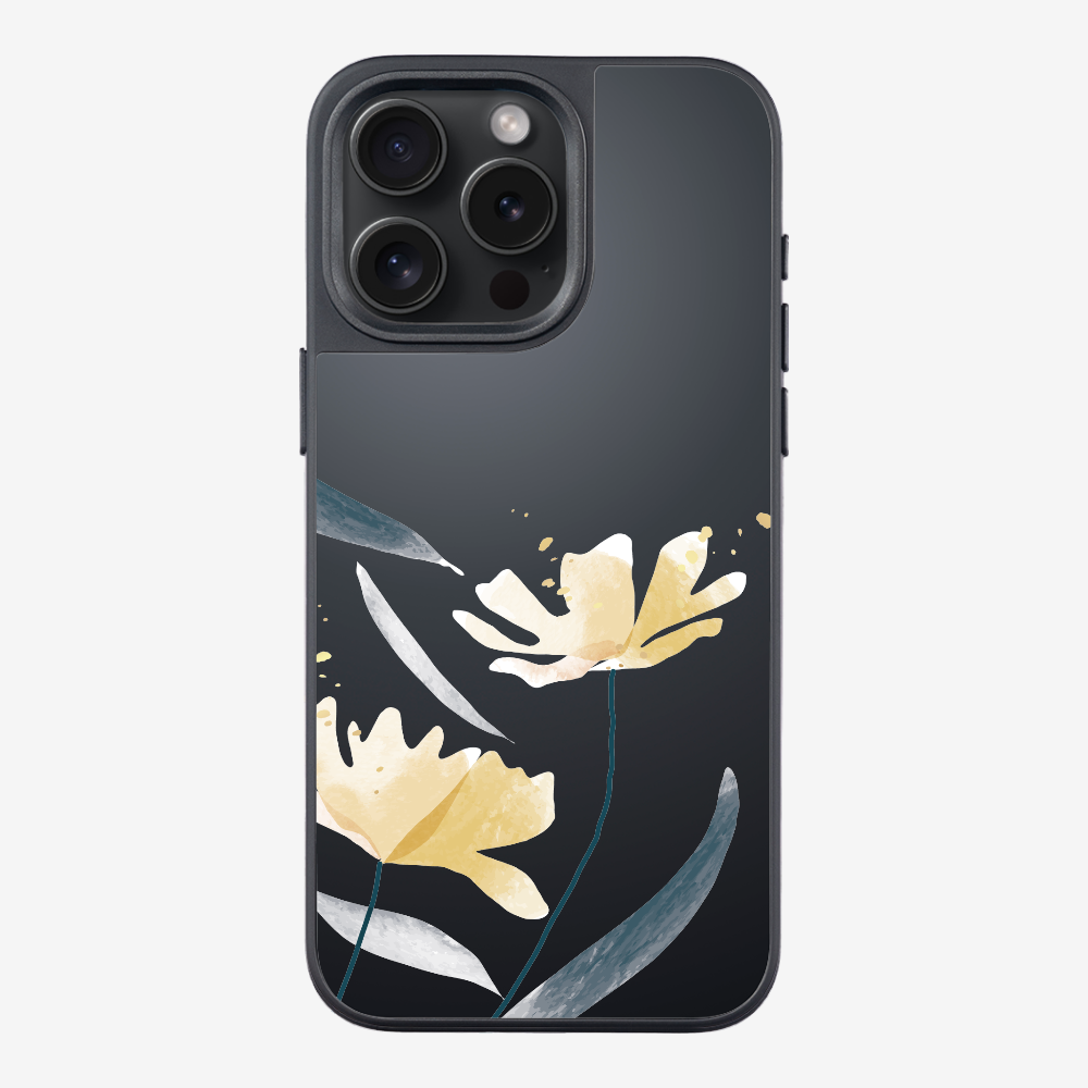 Golden Spring Floral (Transparent) Phone Case