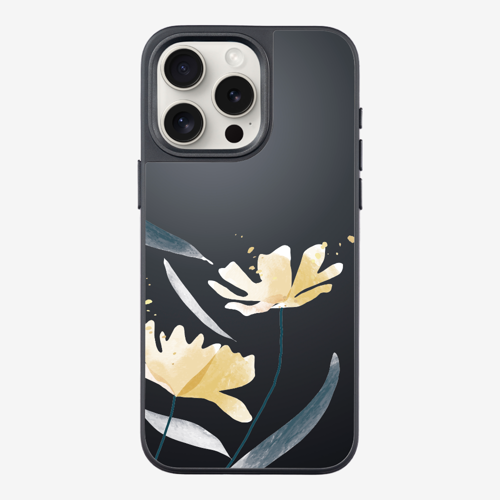 Golden Spring Floral (Transparent) Phone Case