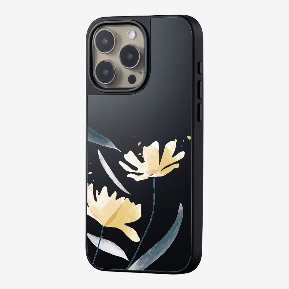 Golden Spring Floral (Transparent) Phone Case