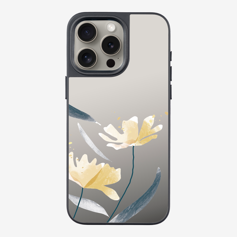 Golden Spring Floral (Transparent) Phone Case