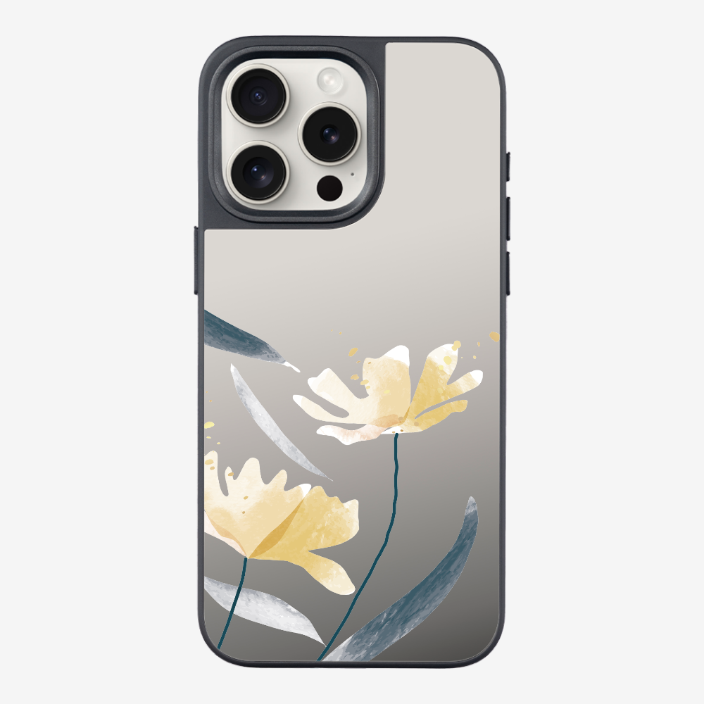 Golden Spring Floral (Transparent) Phone Case