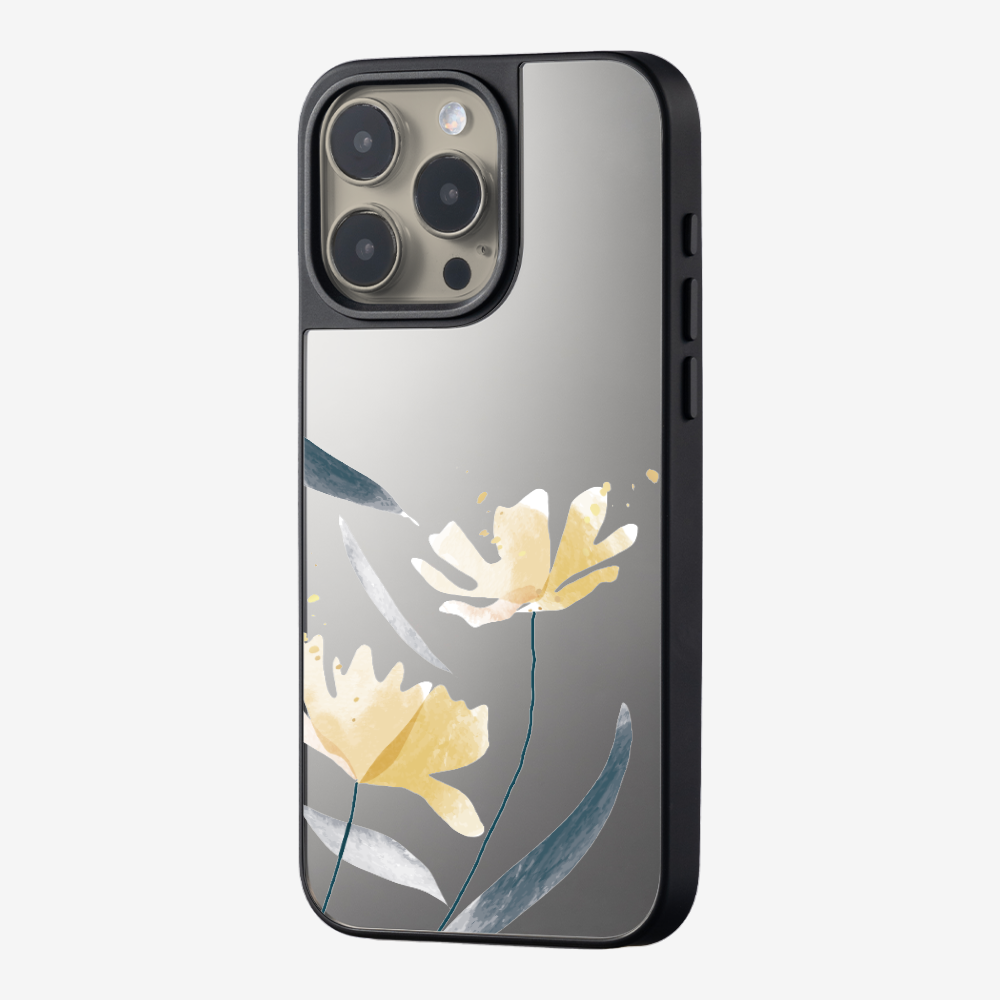 Golden Spring Floral (Transparent) Phone Case