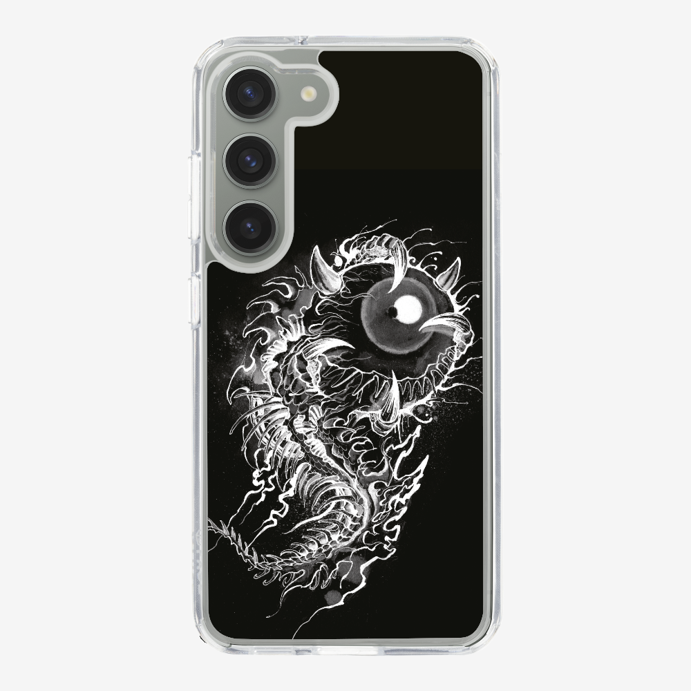 Fish Monster (Black) Phone Case