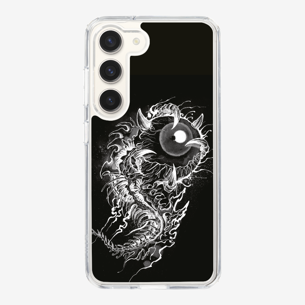 Fish Monster (Black) Phone Case