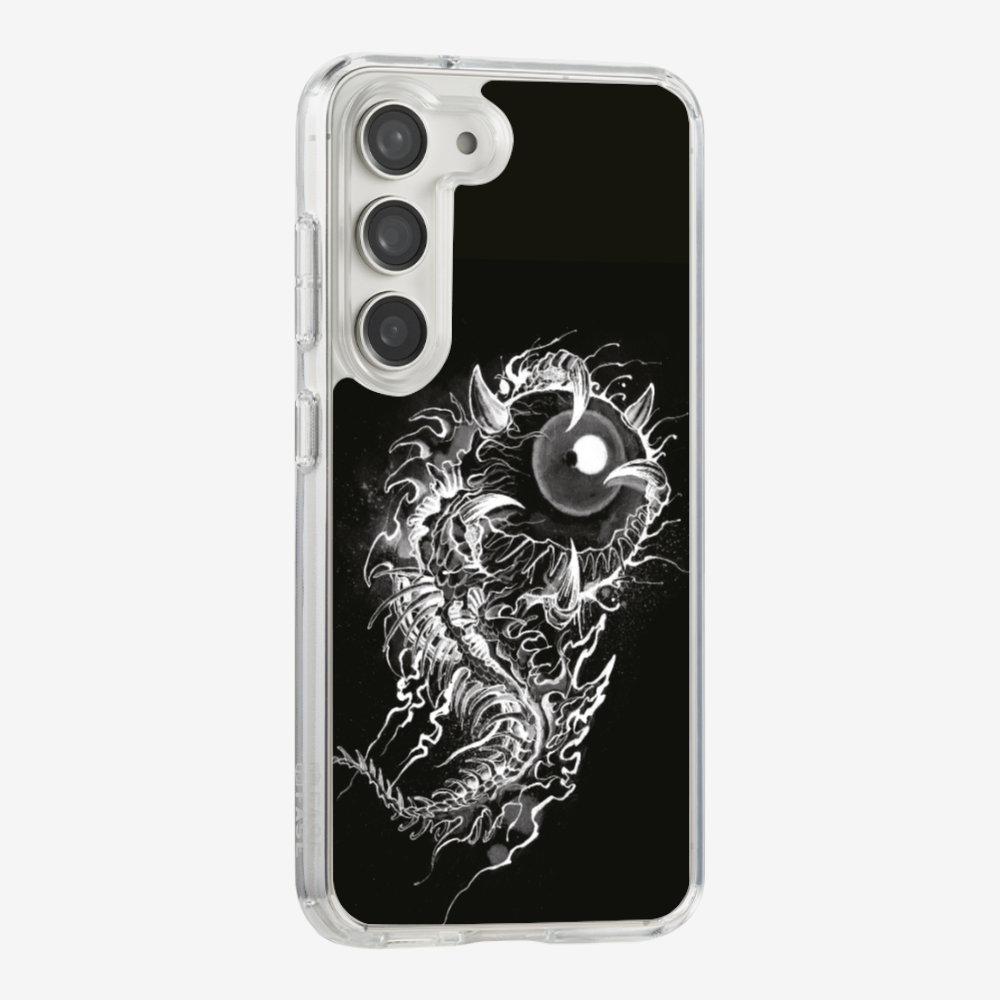 Fish Monster (Black) Phone Case