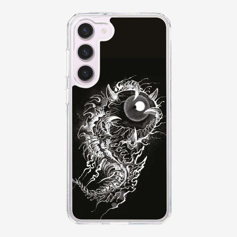 Fish Monster (Black) Phone Case