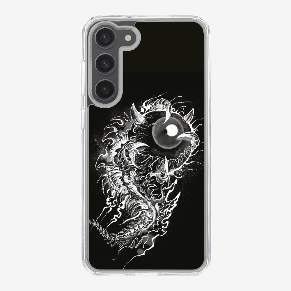 Fish Monster (Black) Phone Case