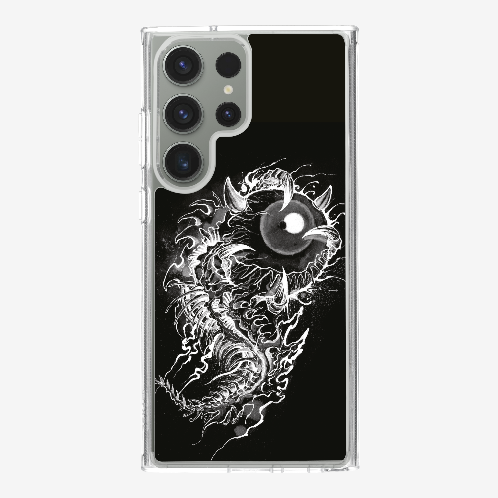 Fish Monster (Black) Phone Case