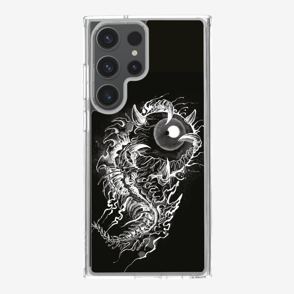 Fish Monster (Black) Phone Case