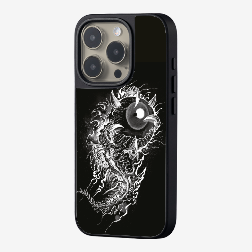 Fish Monster (Black) Phone Case