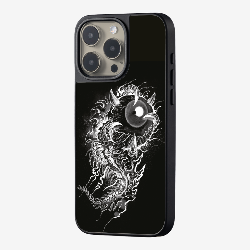 Fish Monster (Black) Phone Case