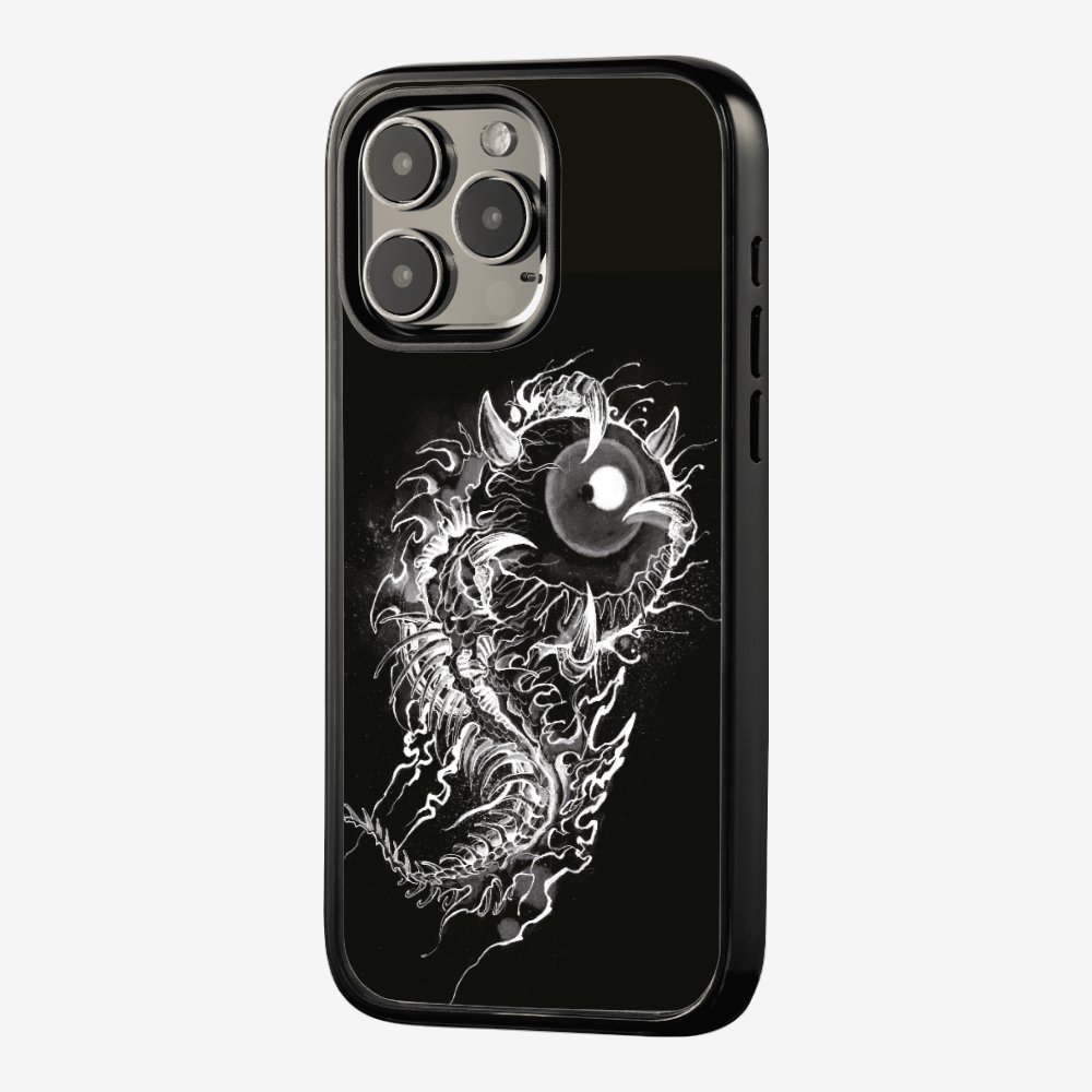 Fish Monster (Black) Phone Case