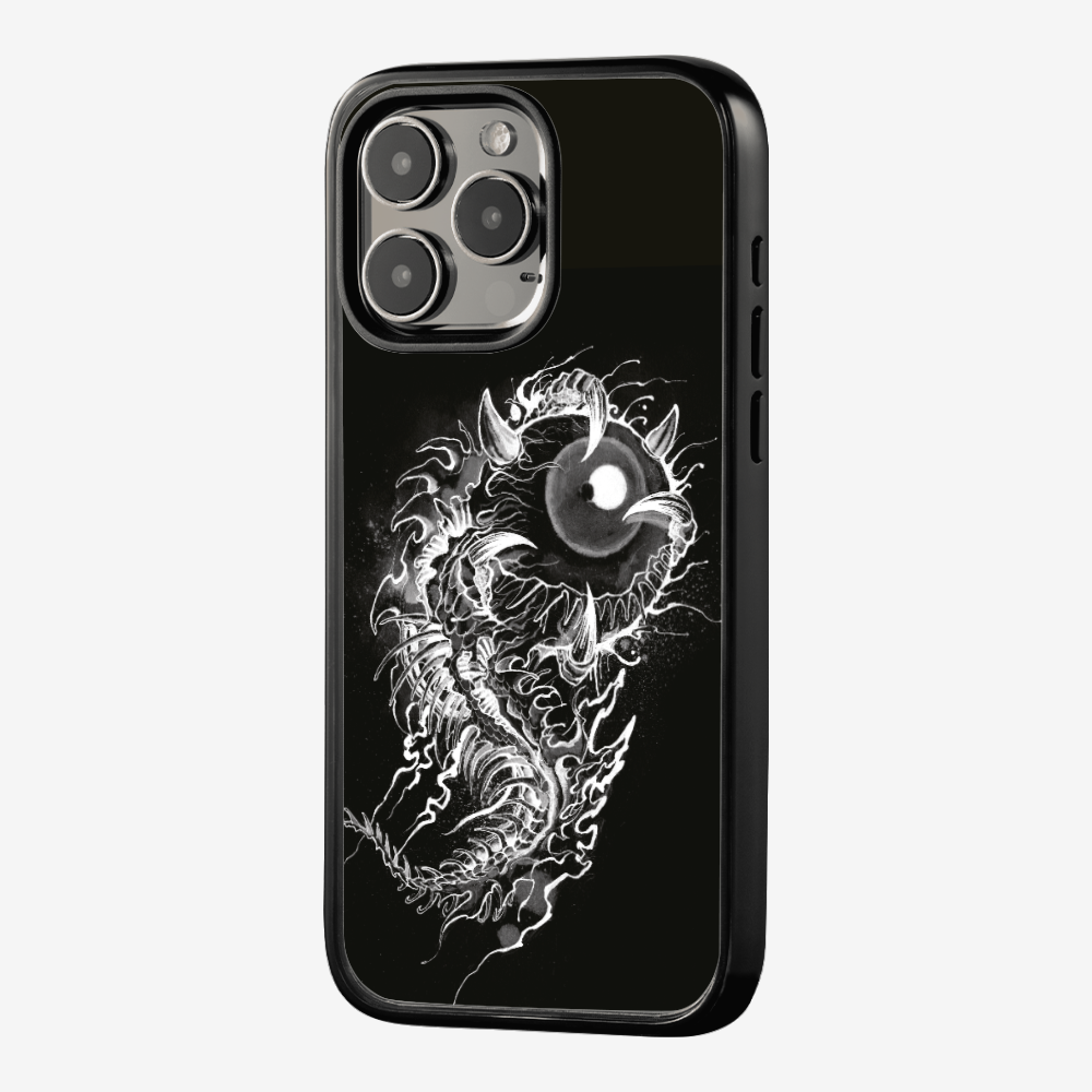 Fish Monster (Black) Phone Case