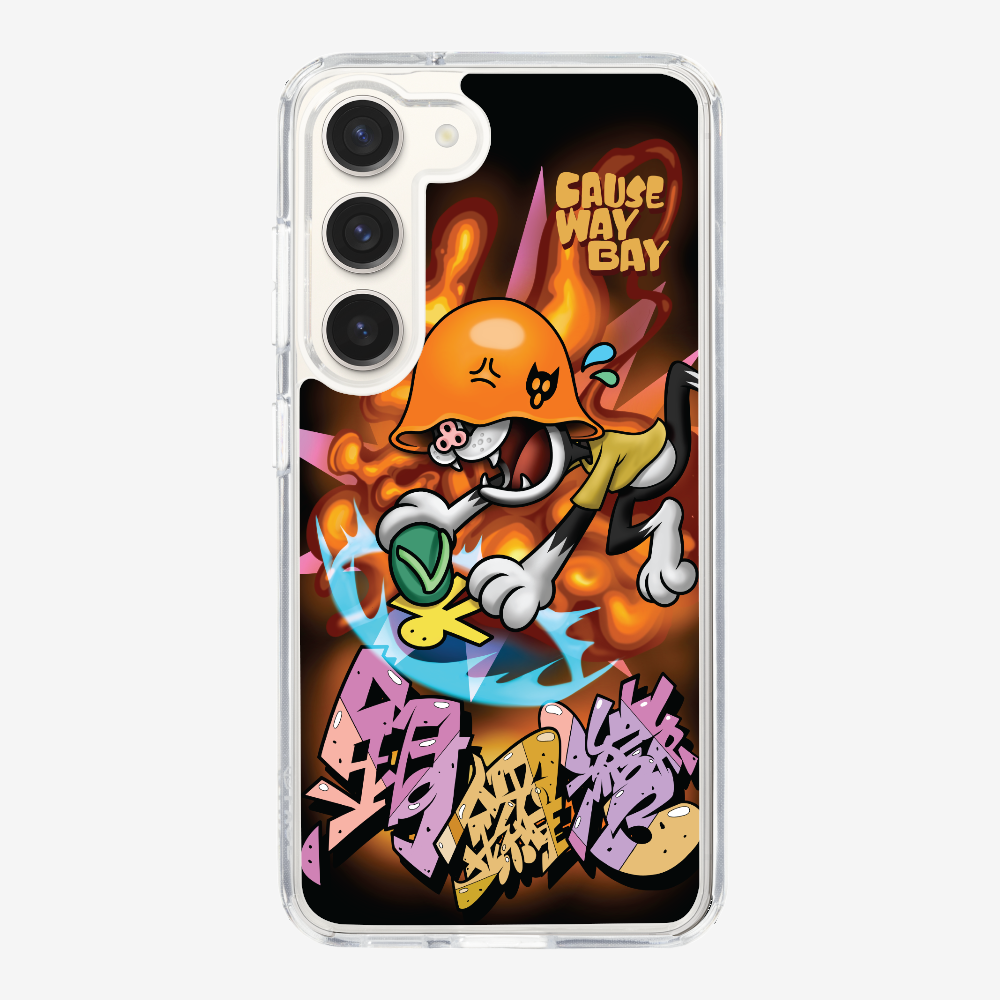 Villain Hitting at Causeway Bay Phone Case