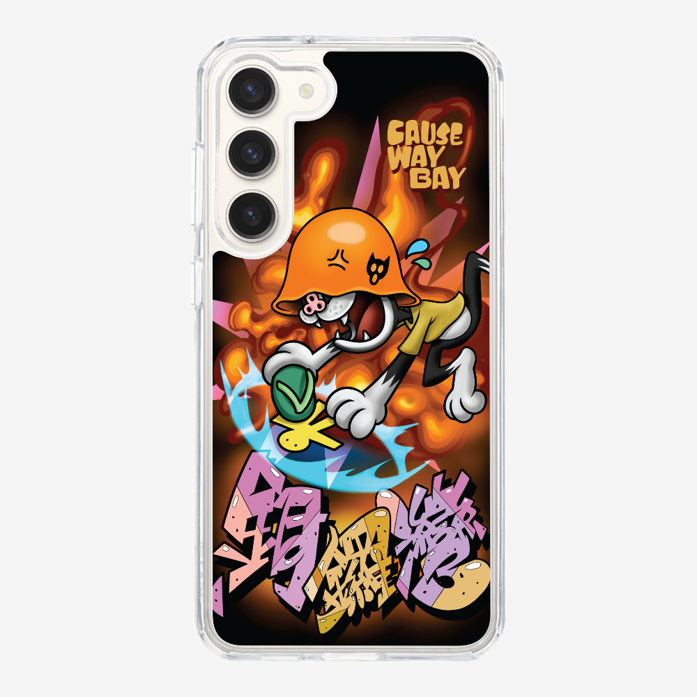 Villain Hitting at Causeway Bay Phone Case