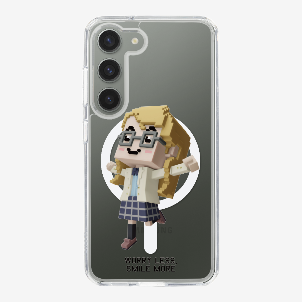 Worry Less, Smile More Phone Case