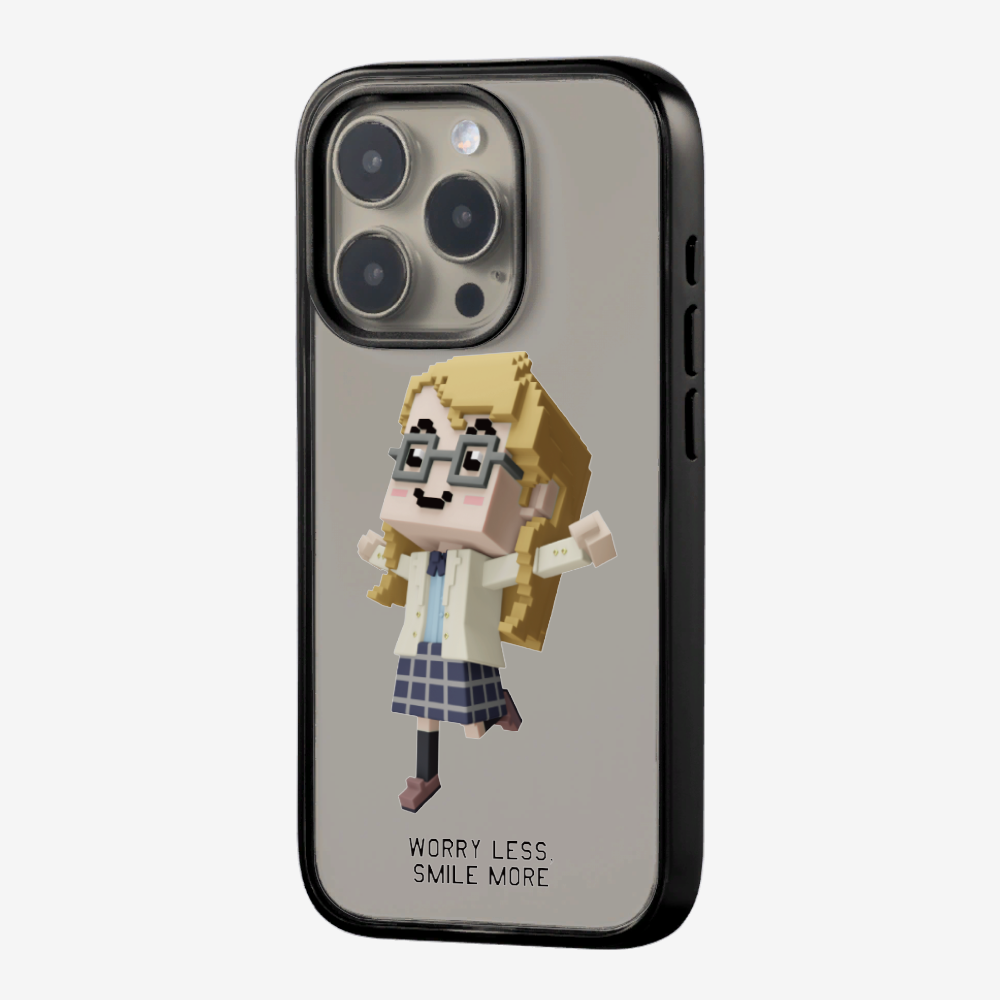 Worry Less, Smile More Phone Case