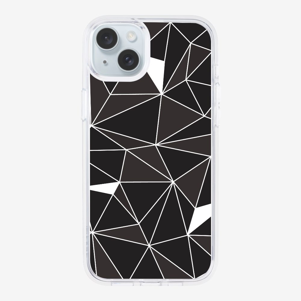 Black & White Polygon Phone Case