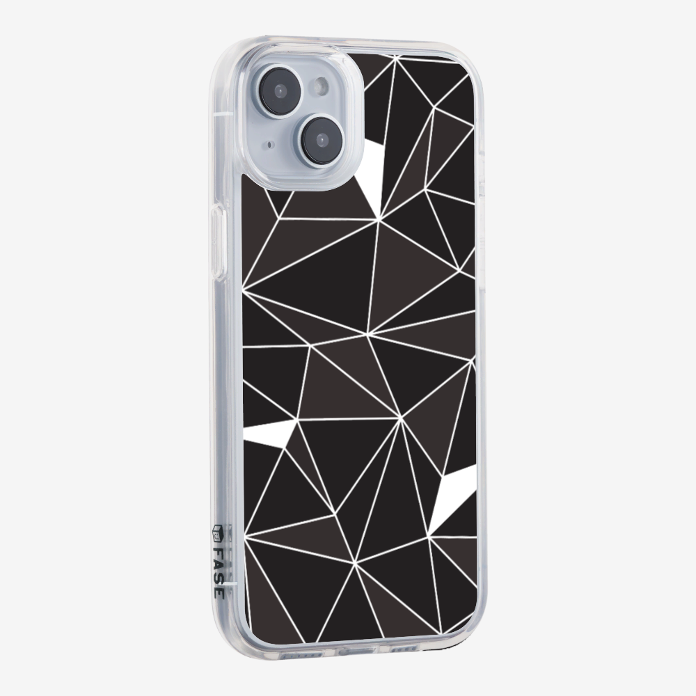 Black & White Polygon Phone Case