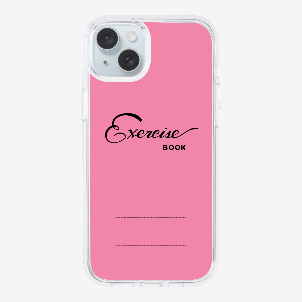 Pink Exercise Book Phone Case