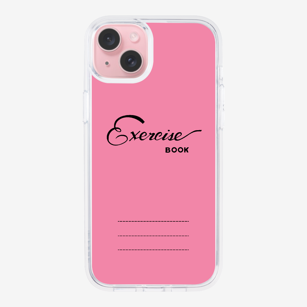 Pink Exercise Book Phone Case