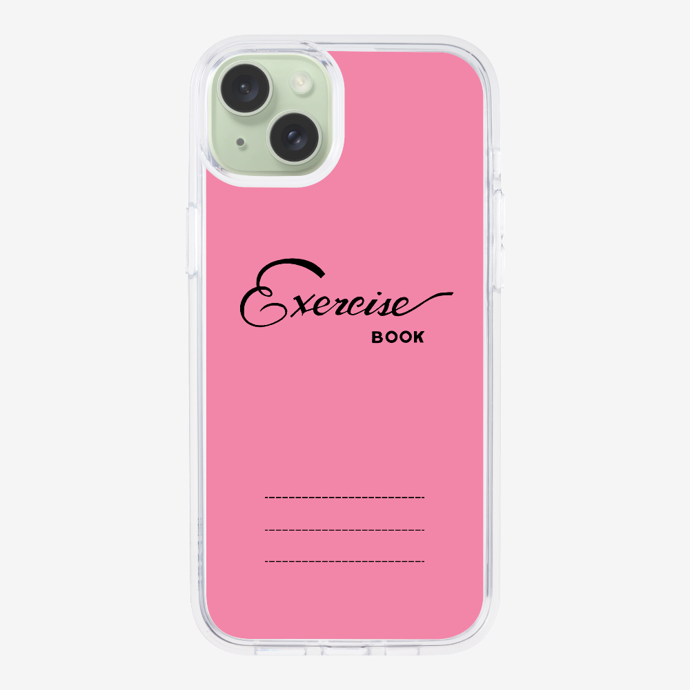 Pink Exercise Book Phone Case