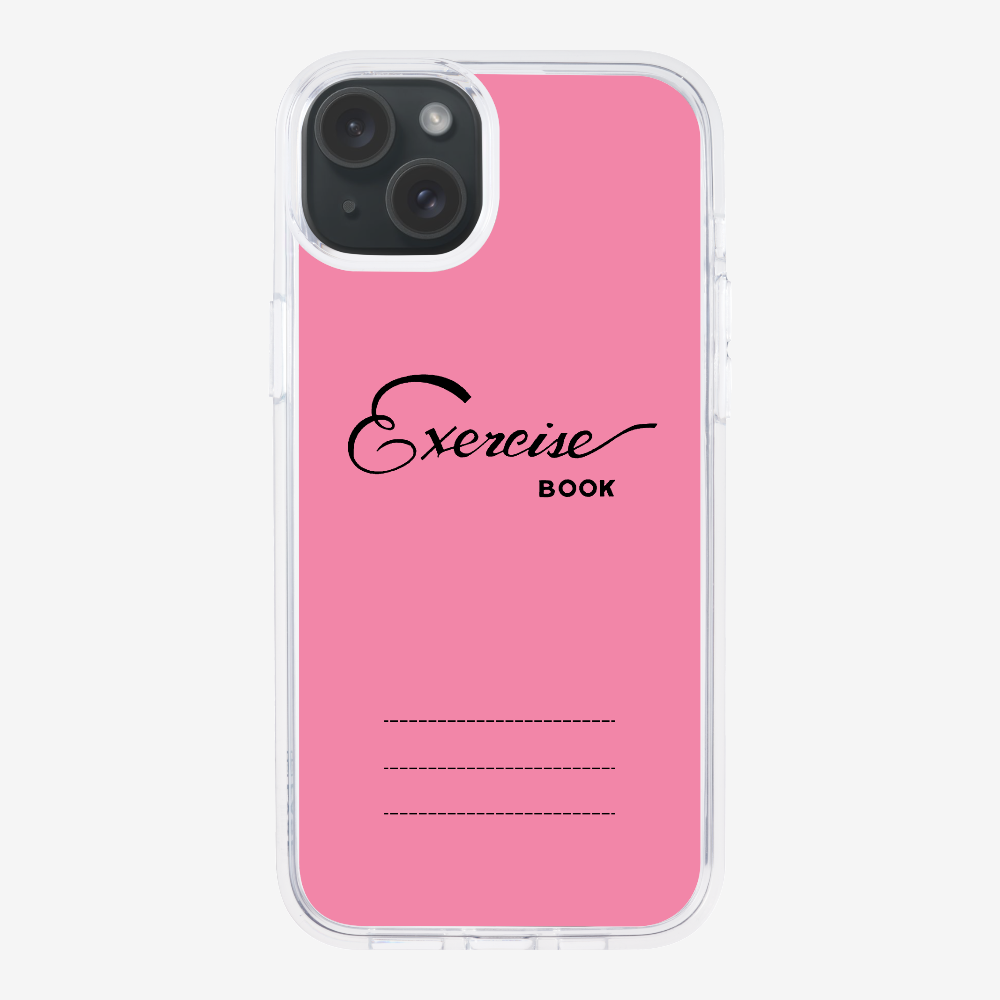 Pink Exercise Book Phone Case