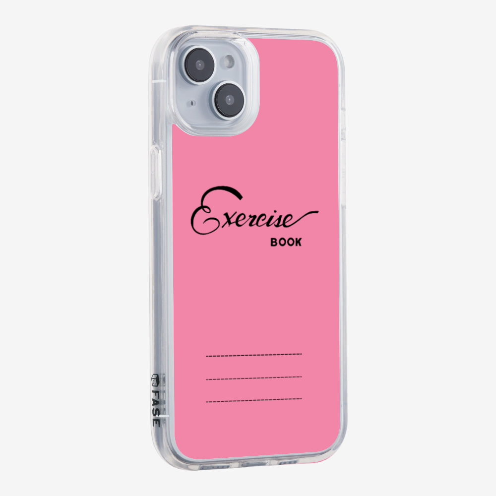 Pink Exercise Book Phone Case