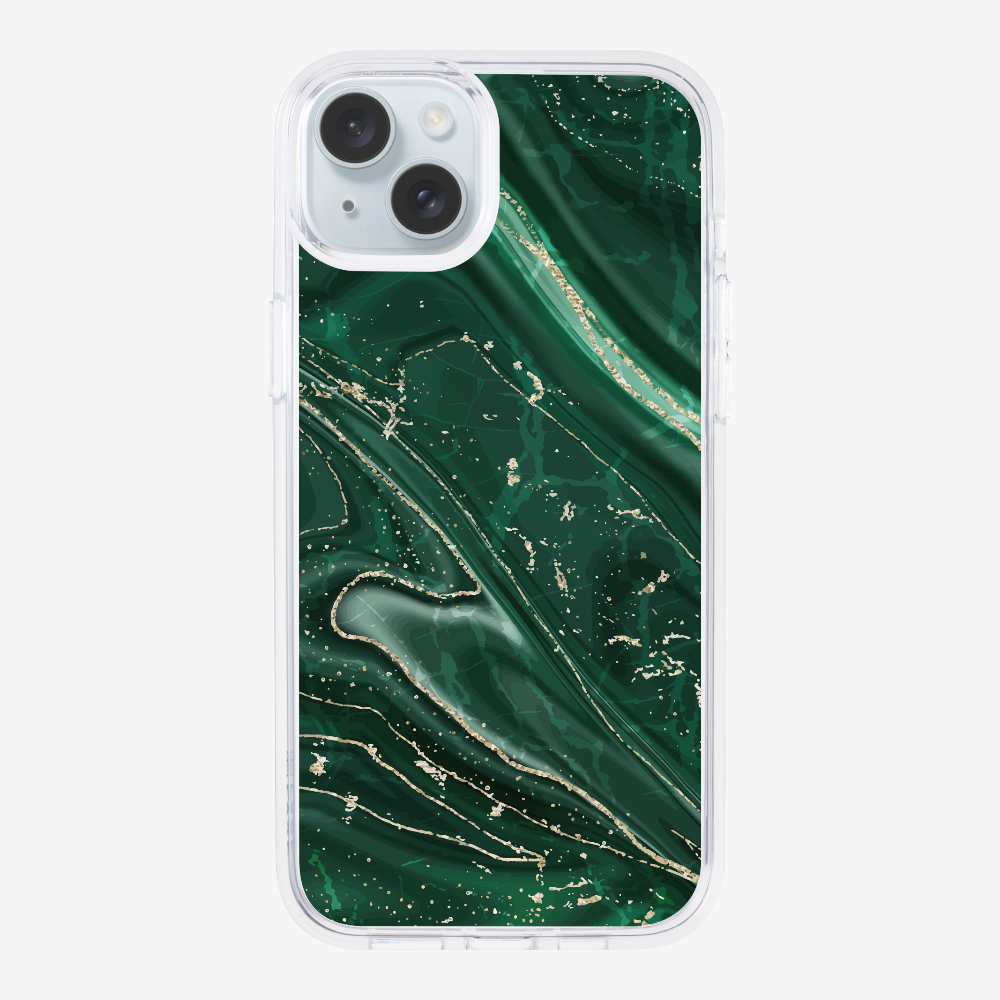 FASE Dark Green Marble Phone Case