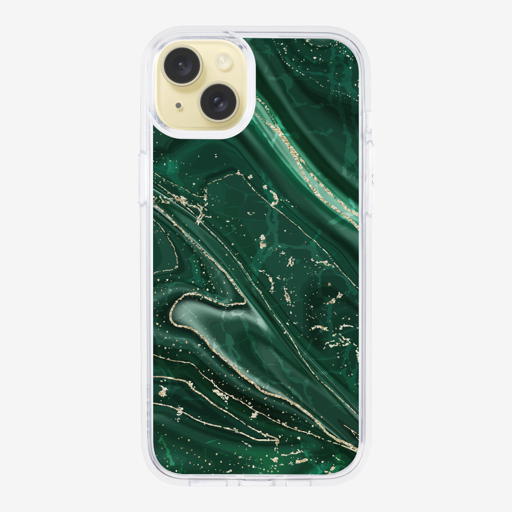 Dark Green Marble Phone Case