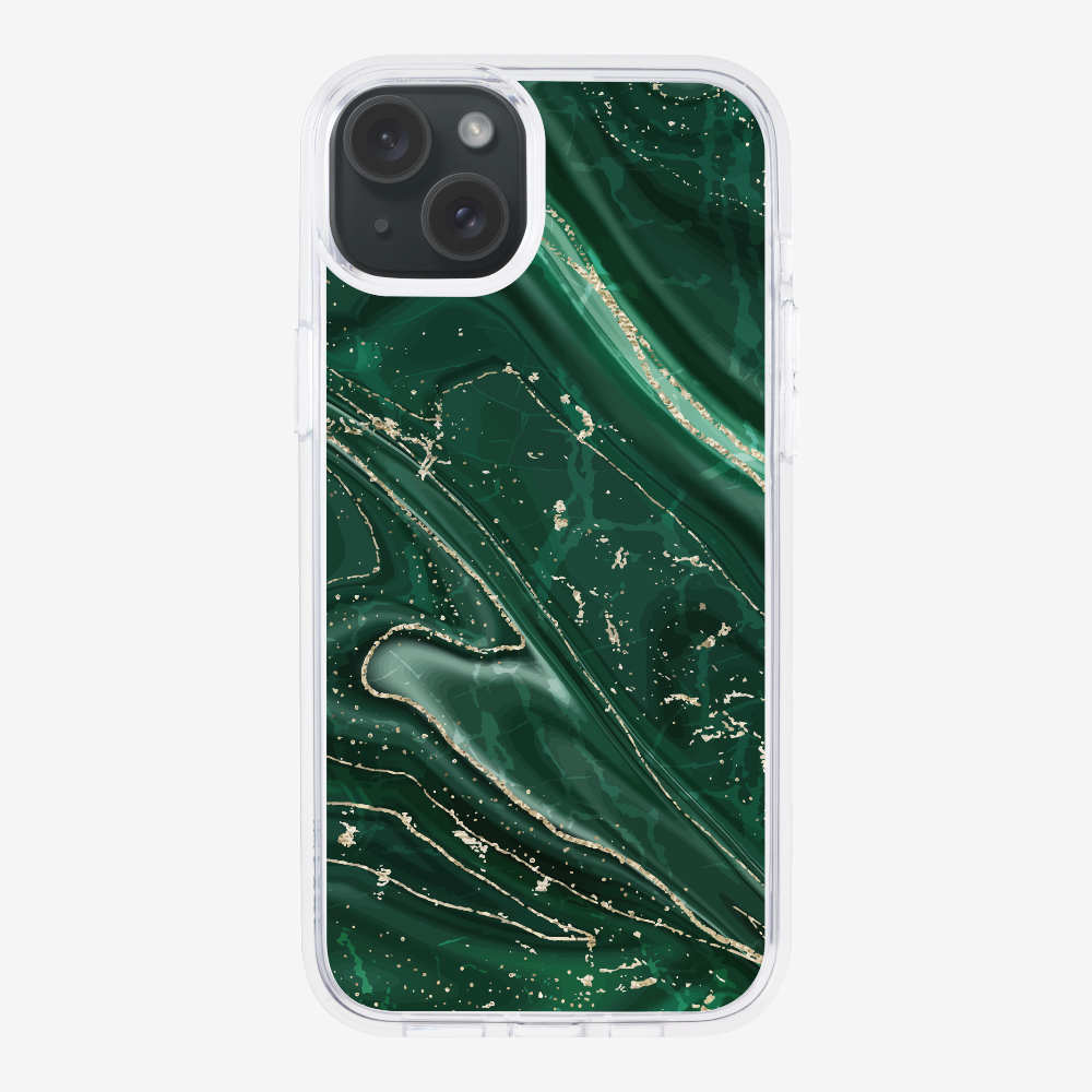 Dark Green Marble Phone Case