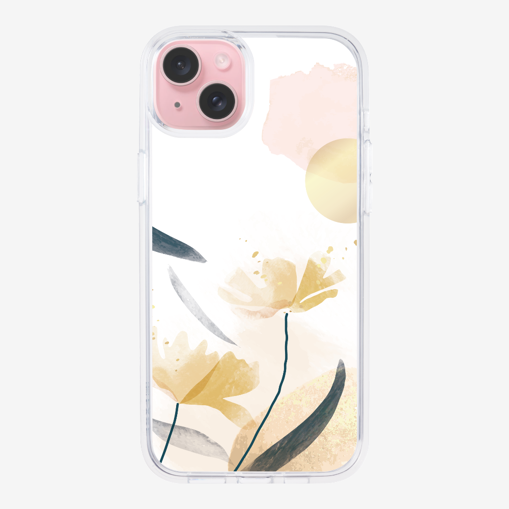 Golden Spring Floral Phone Case