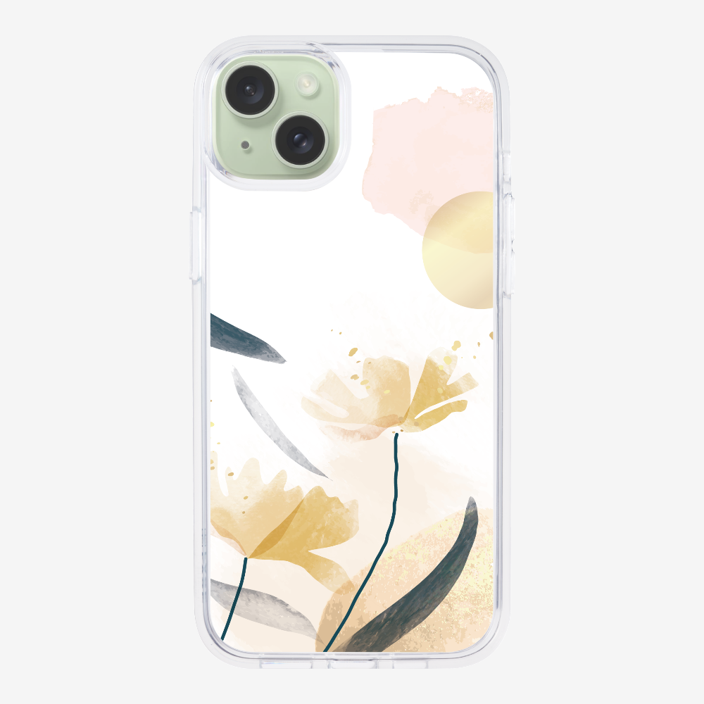 Golden Spring Floral Phone Case