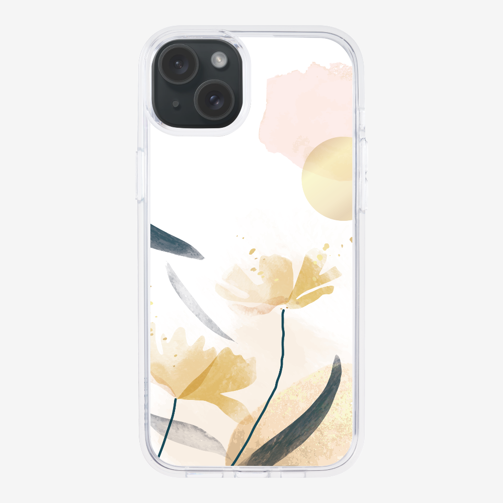 Golden Spring Floral Phone Case