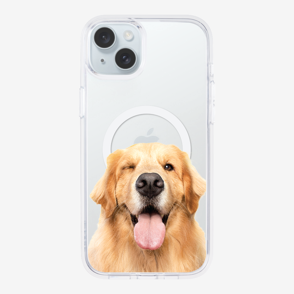 Golden Retriever (Transparent) Phone Case