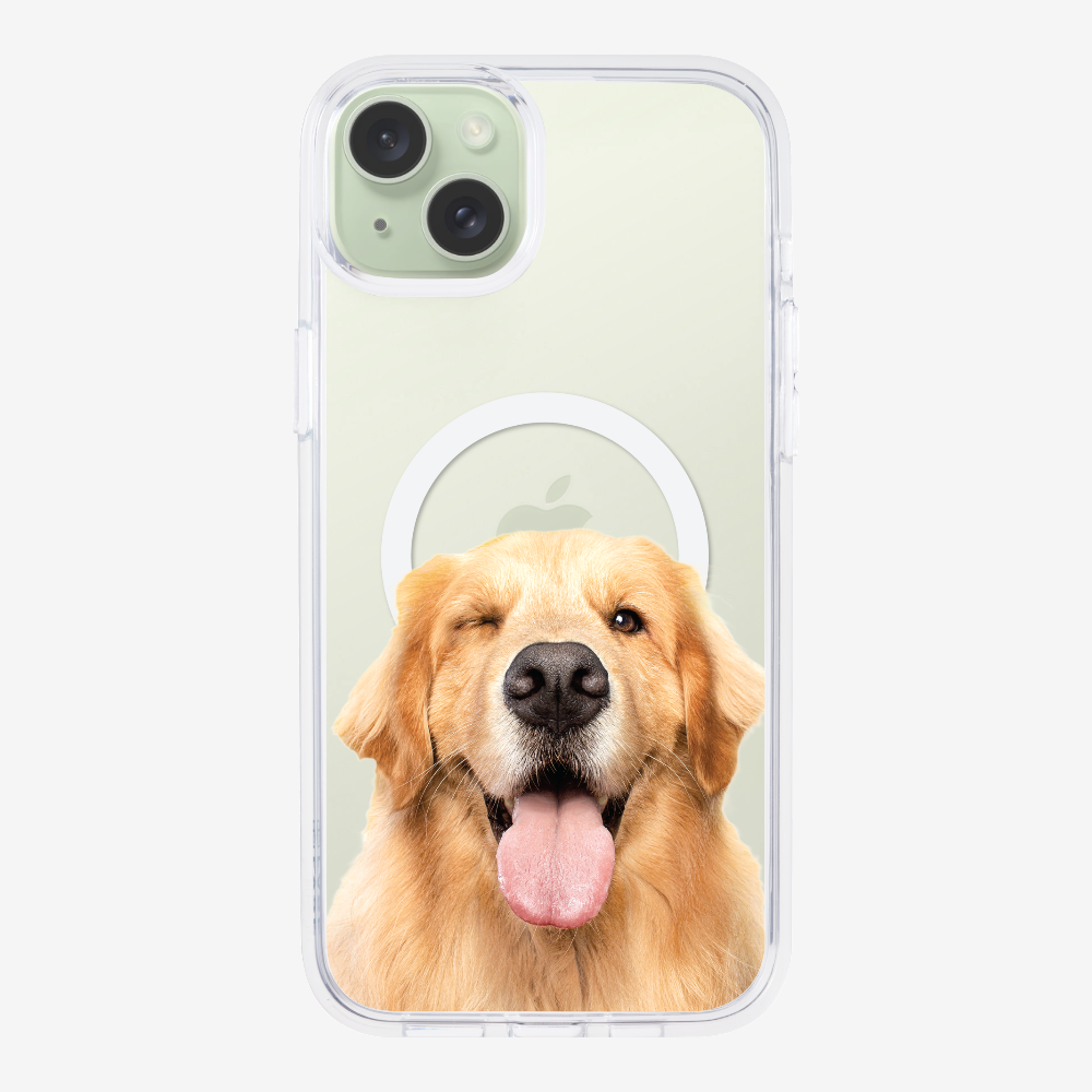 Golden Retriever (Transparent) Phone Case