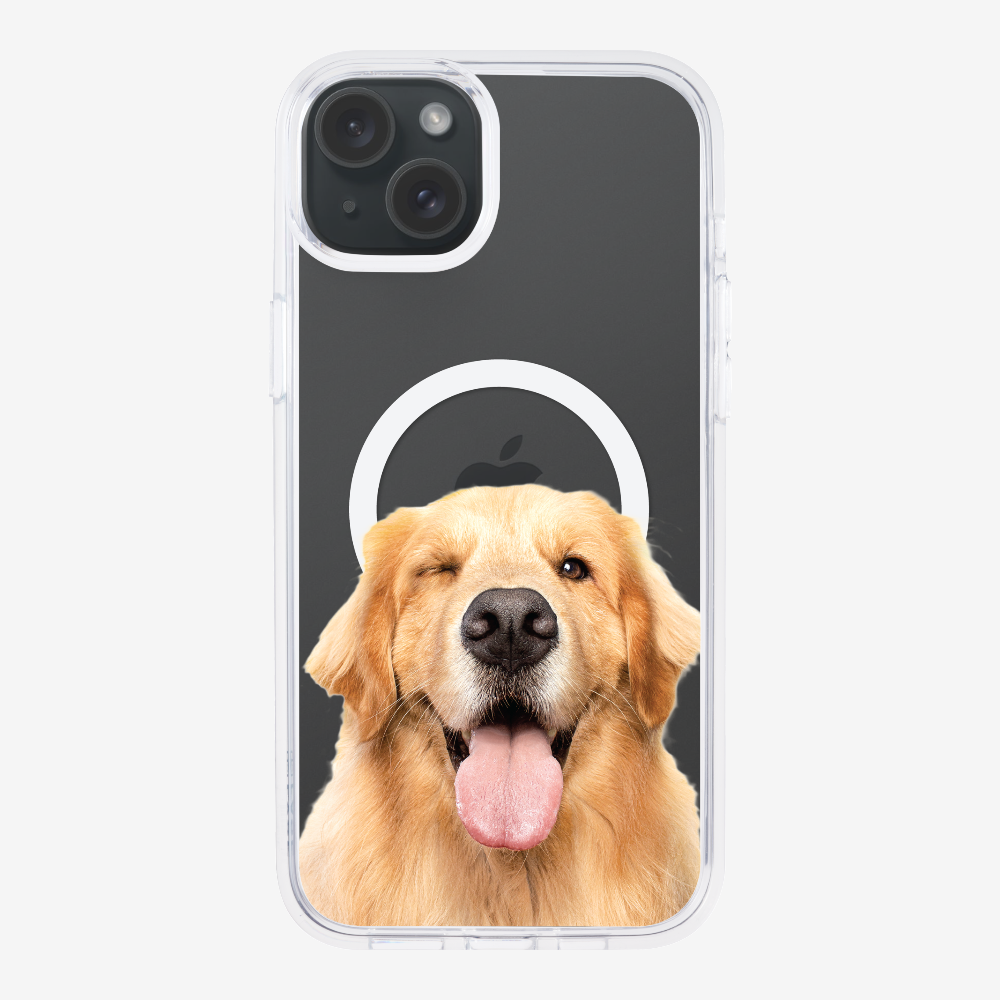 Golden Retriever (Transparent) Phone Case