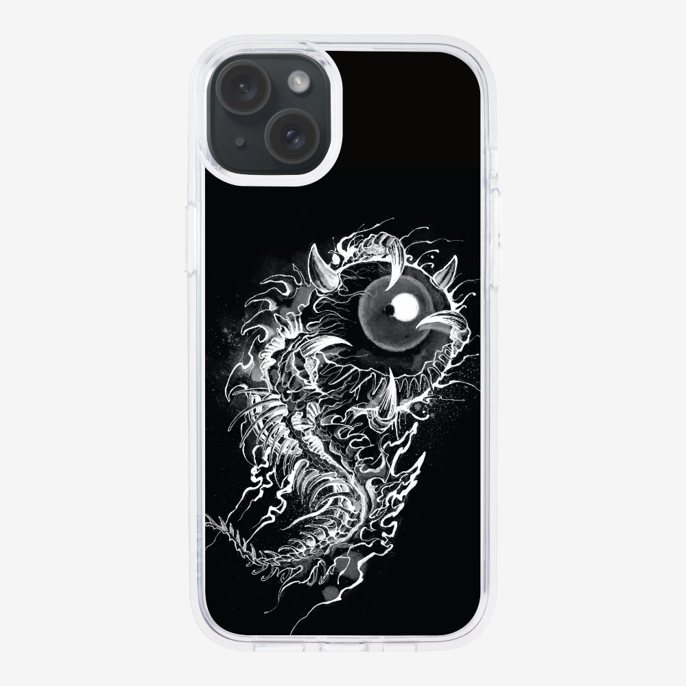 Fish Monster (Black) Phone Case