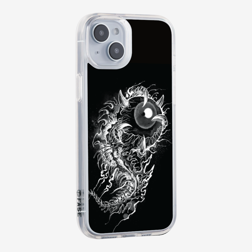 Fish Monster (Black) Phone Case