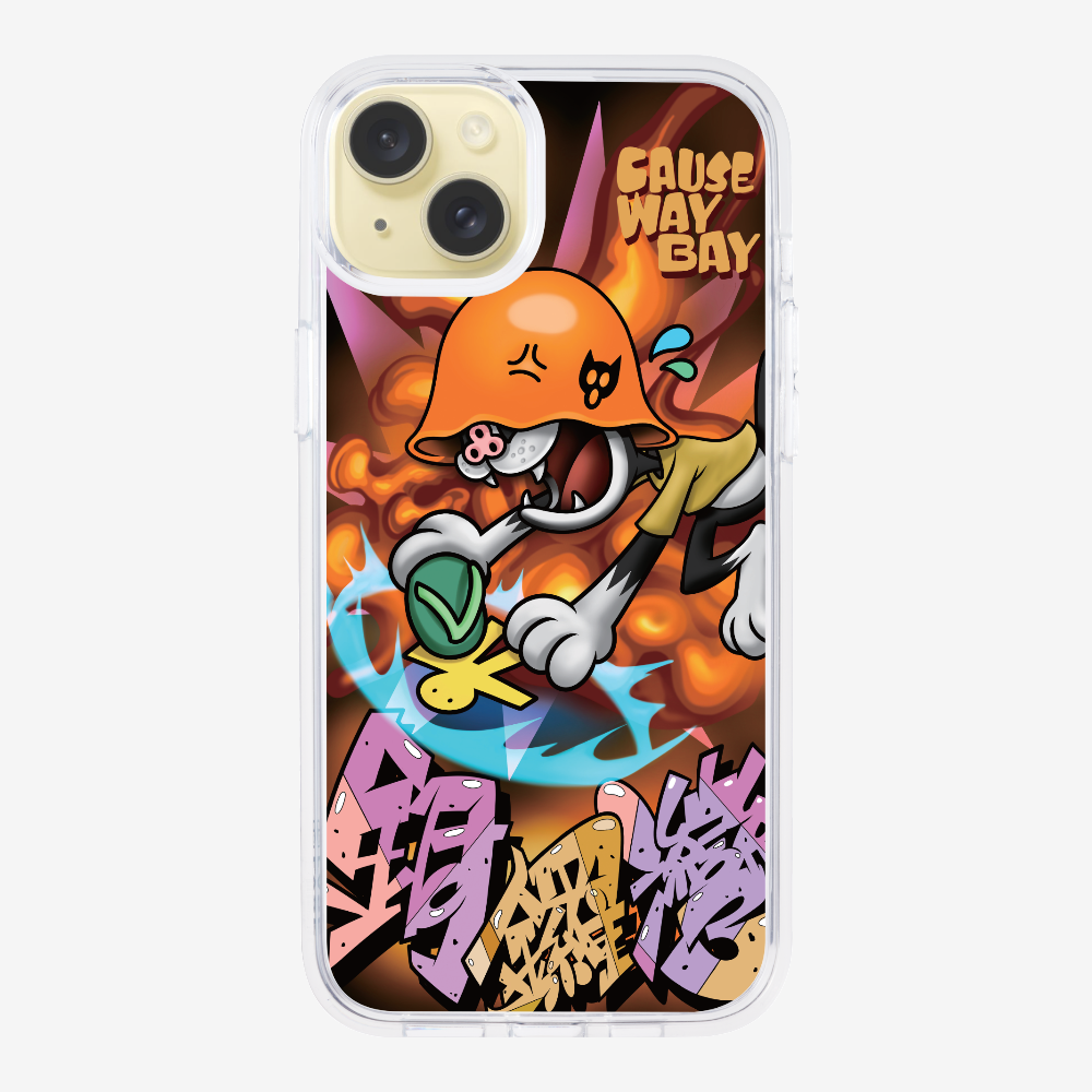 Villain Hitting at Causeway Bay Phone Case