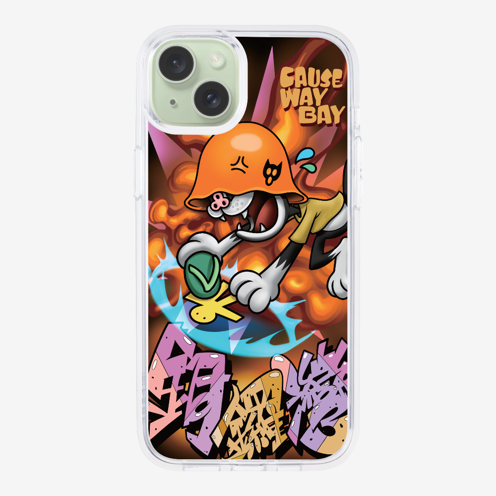 Villain Hitting at Causeway Bay Phone Case