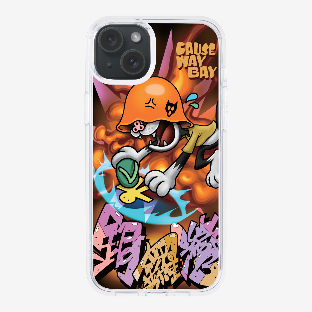 Villain Hitting at Causeway Bay Phone Case