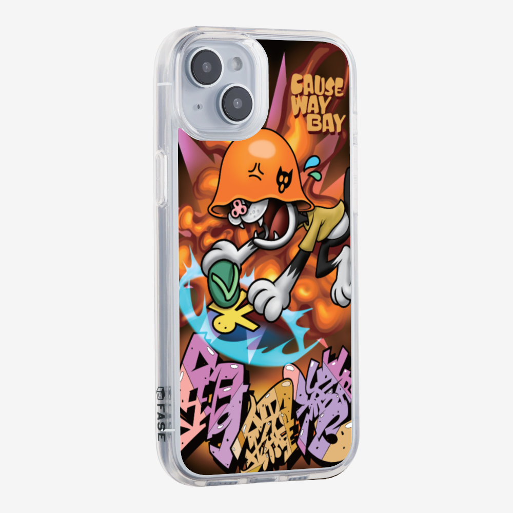 Villain Hitting at Causeway Bay Phone Case