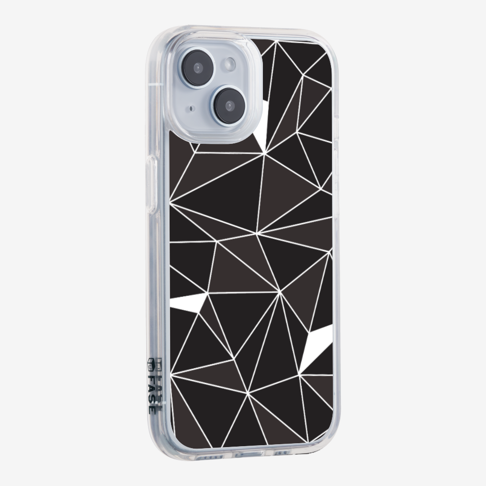 Black & White Polygon Phone Case