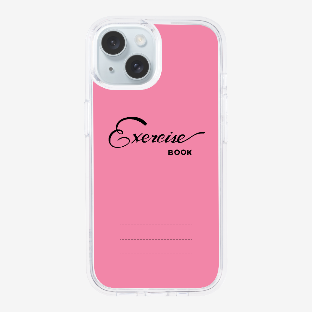 Pink Exercise Book Phone Case